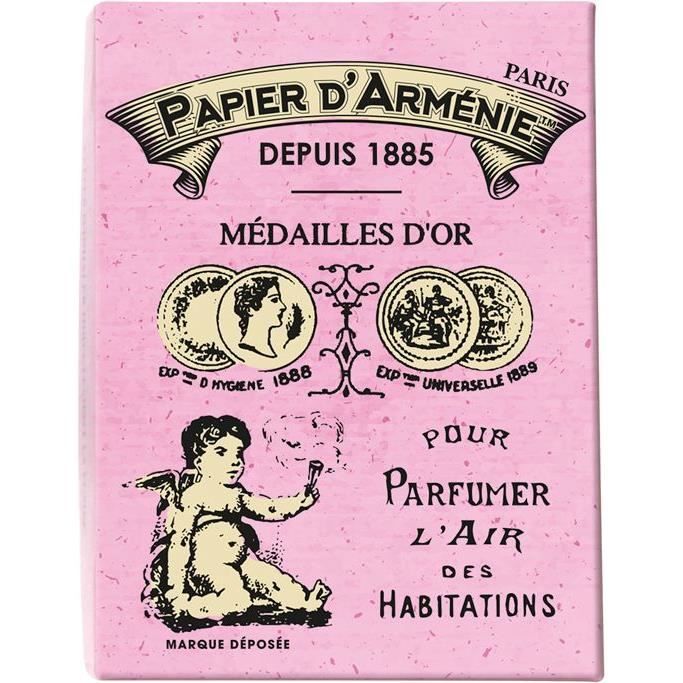 Coffret Vintage Papier D Armenie Rose Achat Vente Desodorisant Interieur Cdiscount
