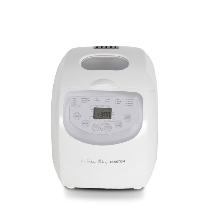 Machine à Pain Prixton La Petite Bakery - 19 Programmes, 1000g, 650W, Écran Digital Et Minuteur Pour Pain Maison