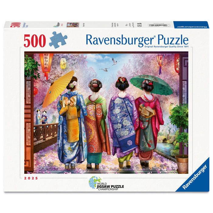 Puzzle 500 pièces : Promenade fleurie Ravensburger France