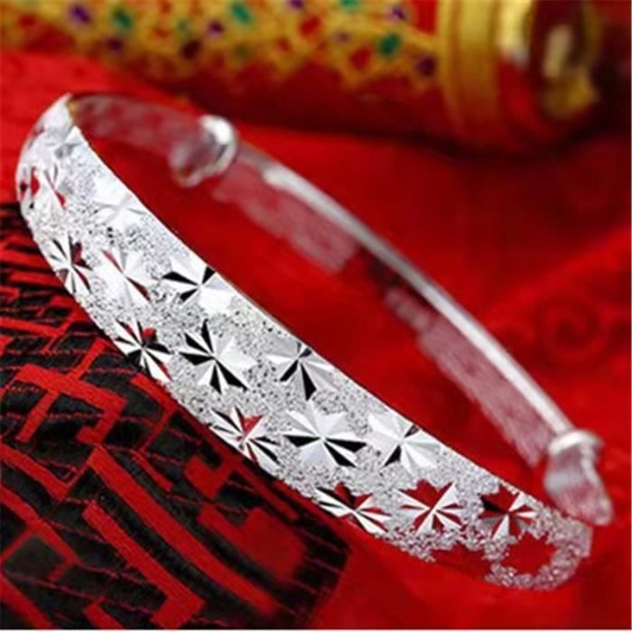 Bracelets Femme - Ajustables Bijoux Idéal Cadeaux pour Mariage Saint Valentin Noël Anniversaire