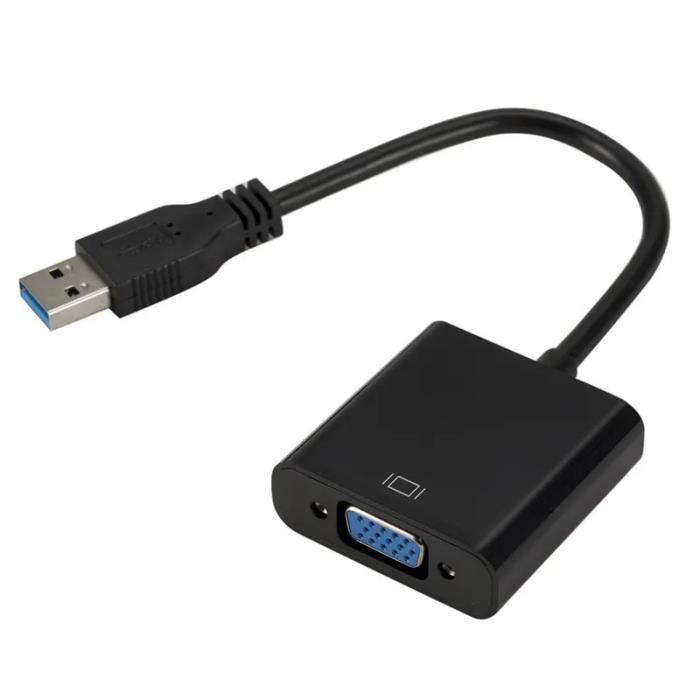 Adaptateur USB 3.0 Vers VGA - Pour Windows Uniquement - Résolution 1920x1200