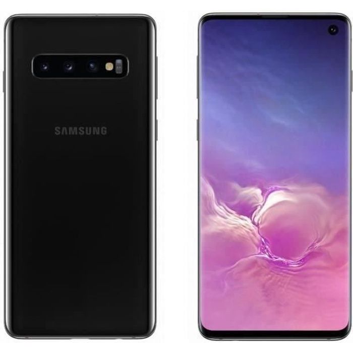 Vente T&eacute;l&eacute;phone portable Samsung Galaxy S10 128 go Noir - Reconditionné - Comme neuf pas cher