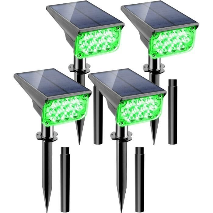 Lot De 2 Lampes Solaires Pour Poteau Btfarm - 2 Modes LED, IP65 Étanche - Idéal Pour Clôture, Jardin, Patio 4x4 5x5 6x6 Bois Ou Vinyle