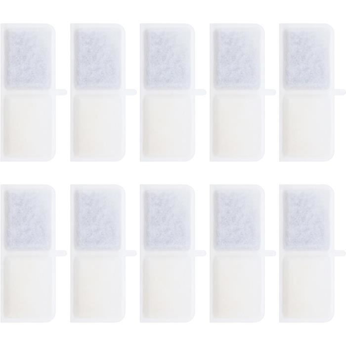 Filtre à Eau Pour Distributeur Animaux - Charbon Actif Et Coton, élimine Impuretés Et Odeurs