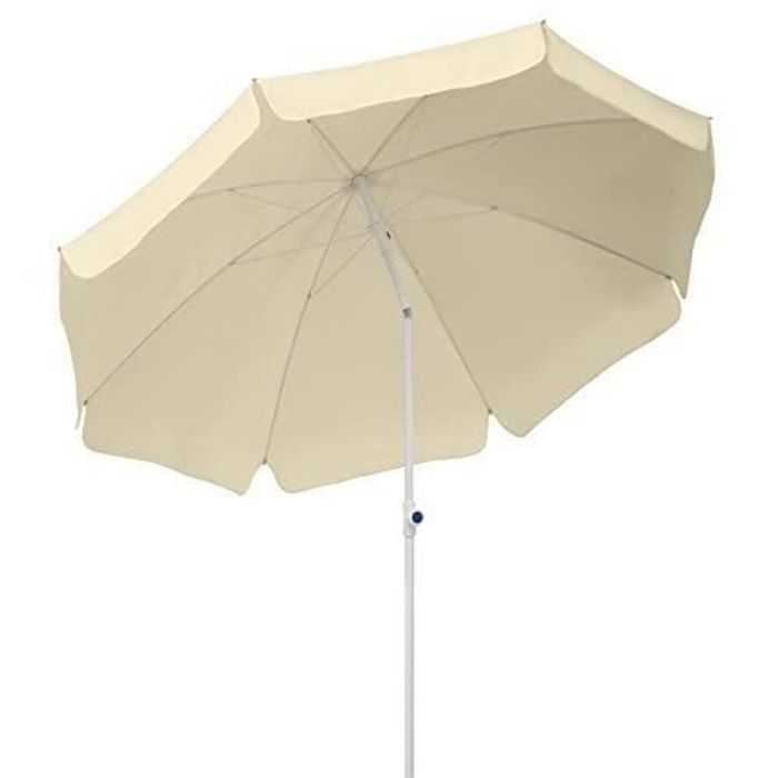 Parasol Schneider Ibiza 200 Cm – Naturel, Toile Polyester, Inclinaison Tilt, Protection UV 15+