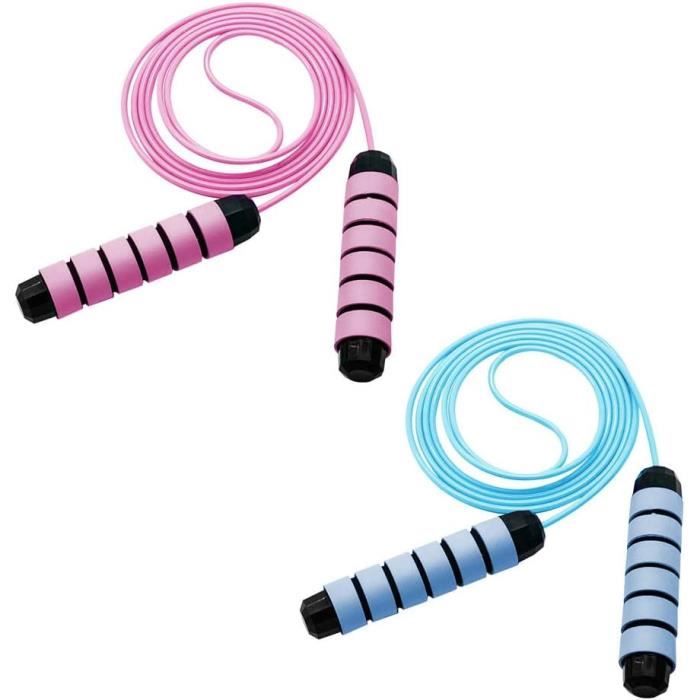2 Cordes à Sauter Lumineuses IPobie Pour Enfants - Réglables, LED Multicolores, Jouet Sportif Extérieur