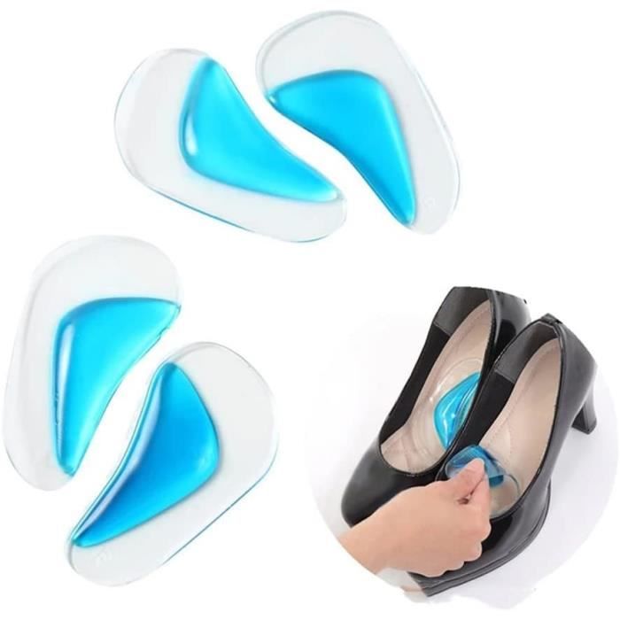 Protège-talons Pour Fasciite Plantaire - Welnove - Coussinets De Talon Pour Femmes Et Hommes - Soulagement De La Douleur Due Aux épines Calcanéennes - Inserts De Talon Pour Tendinite D'Achille, Talons