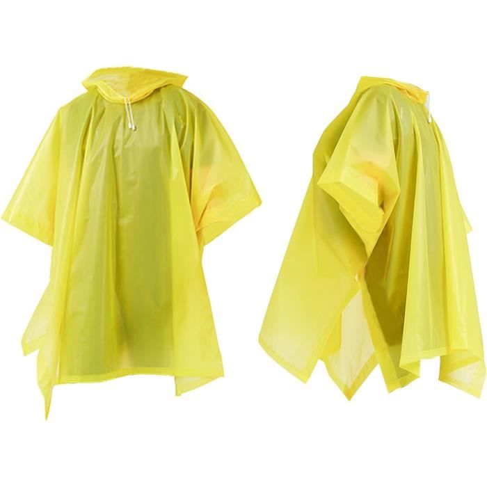 Jupe De Pluie Ultralégère Imperméable En Nylon 15D – Blanche, Pliable Avec Pochette, Idéale Randonnée Et Camping