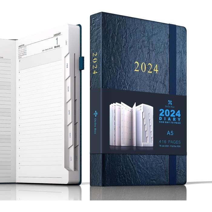 Agenda Semainier 2025 2026: 2 Pages Par Semaine - Horaires De 7h00 à