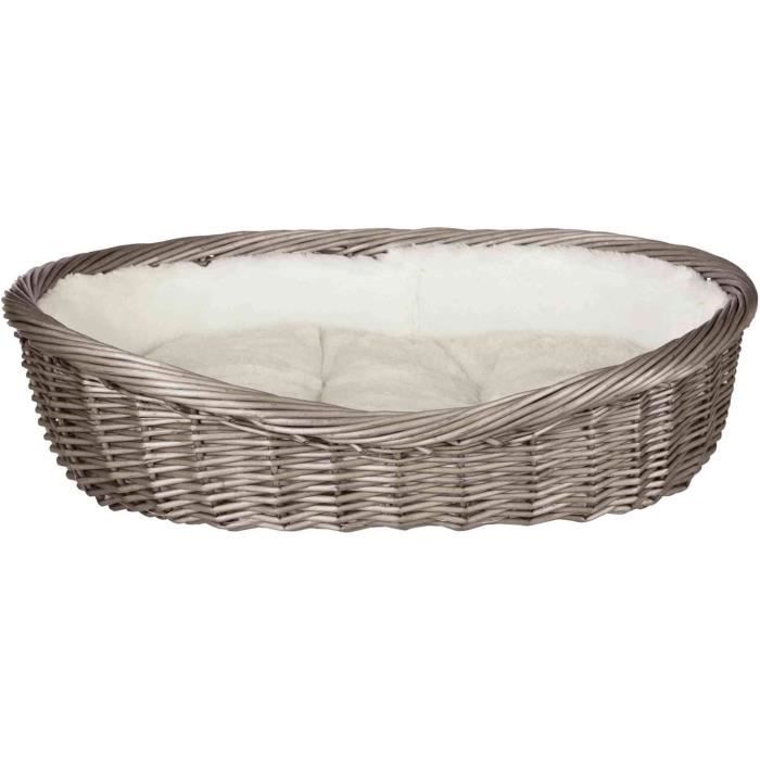 Comparer les prix de Trixie Corbeille Doublée avec Coussin Gris pour Chien 50 cm182