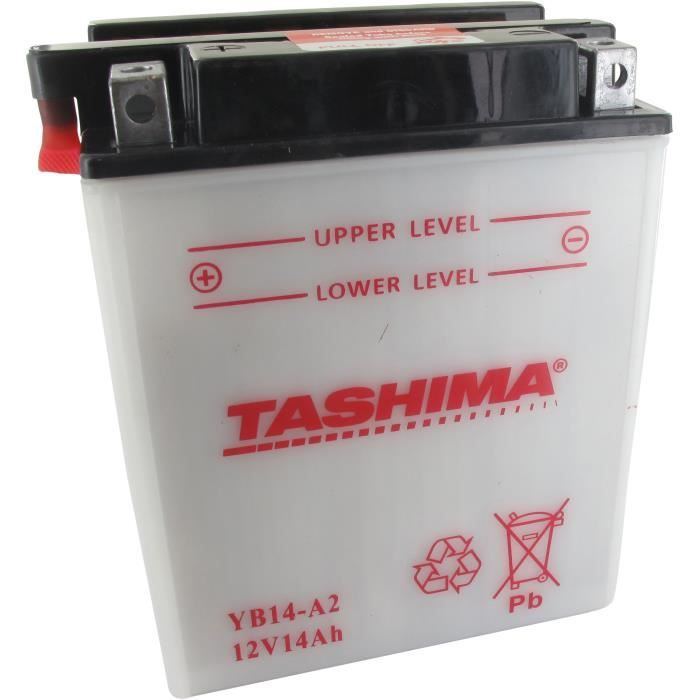 Tashima - Batterie moto YB14-A2 12V 14Ah - Bat...