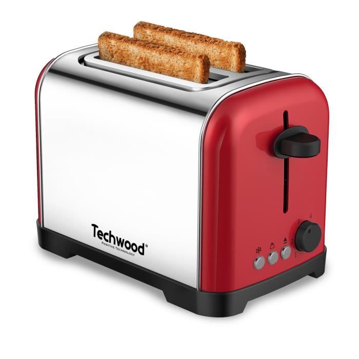 Techwood TGPI-2015 Grille Pain Inox Coloris - vue 2