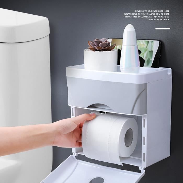 Porte rouleau papier hygiénique avec tablette EPURE : Commandez sur