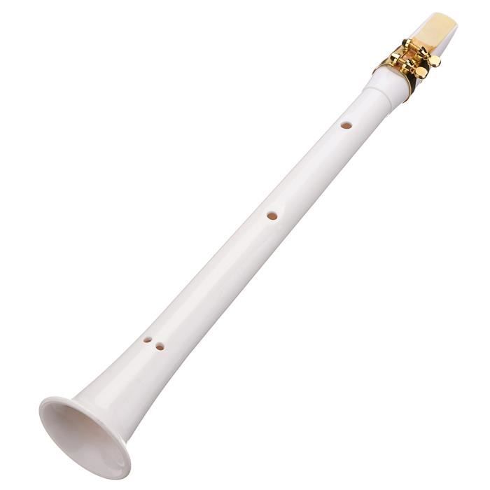 Acheter Muslady – Mini Saxophone de poche blanc, petit saxophone