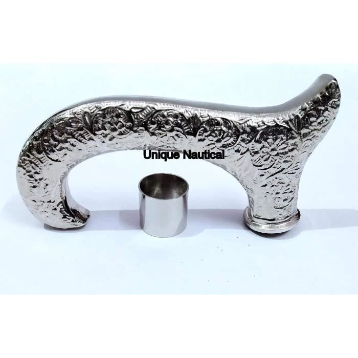 8 Vis à Bois En Laiton Massif #8 - Tête Plate, Fente, Filetage Gros, Finition Brute