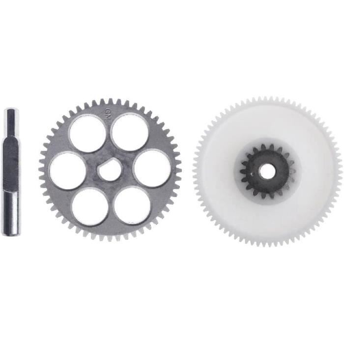 Cocoarm Kit d'engrenages en plastique, kit de vis de poulie pour modèles de jouets à faire soi-même, superbes pièces de rechange (75 types d'engrenage