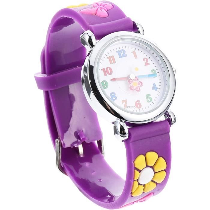 Montre à Quartz Analogique Pour Enfants, Montre Pour Enfants Au Design De Dessin Anime 3d Bracelet En Silicone Convient Aux Enfants Garcons Et Filles 85616201