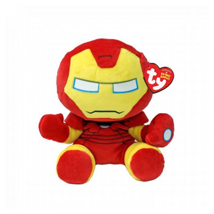 Iron Man peluche soft small - TY - PELUCHES/Dessins animés - TY44005 - Rouge - Dès 3 ans
