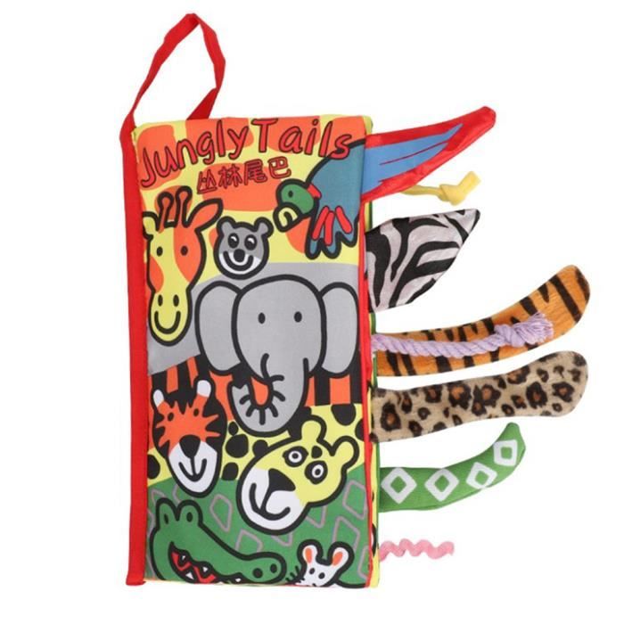 1 Pc Bebe Education Precoce Jouet Stereo Animal Queue Dechirer Pas Mauvais Toucher Livre En Tissu Pour Enfants Livre D Eveil Achat Vente Livre Parution Pas Cher Cdiscount