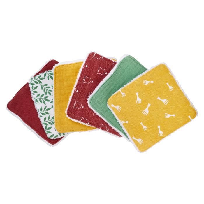 Lingettes lavables - VULLI - Sophie la Girafe - 6