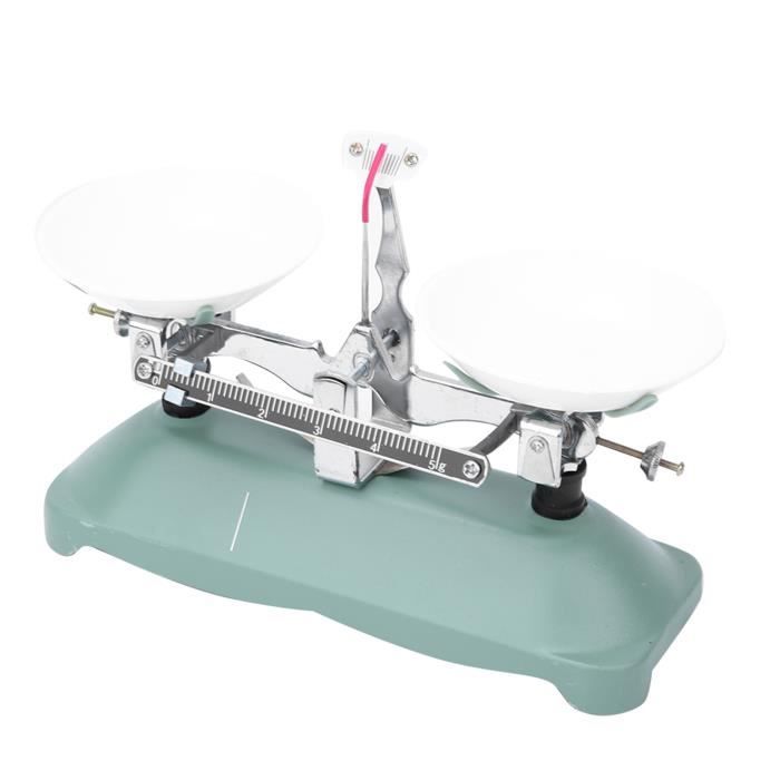 Balance De Plateau Mécanique 200g - Kit Laboratoire Avec Poids Et Pince - Précision 0,2g - Pour Expériences Chimie