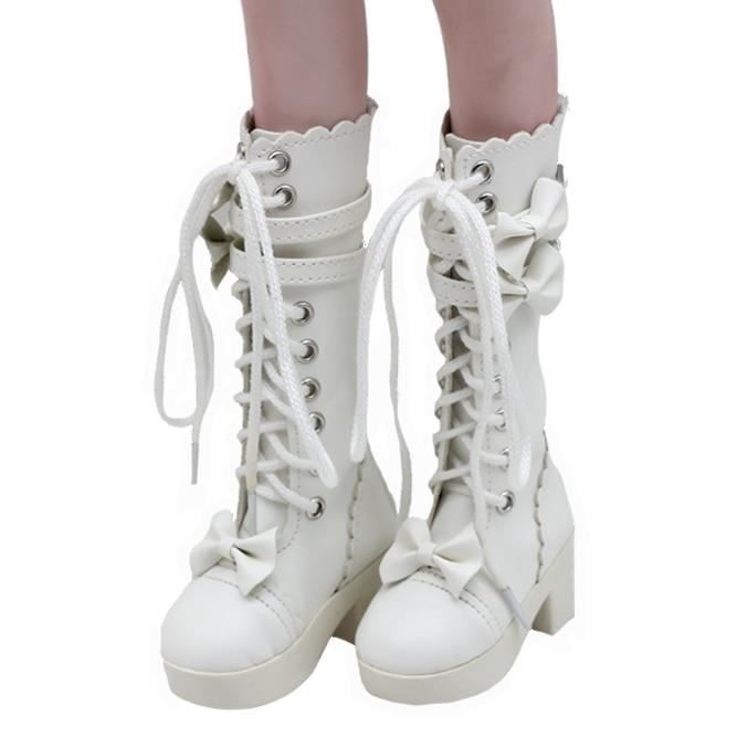 DUORUIMI – Bottes Blanches D’hiver Pour Poupée American Girl 18 Pouces (45,7 Cm) – Accessoire élégant Et Durable – Cadeau Pour Enfants