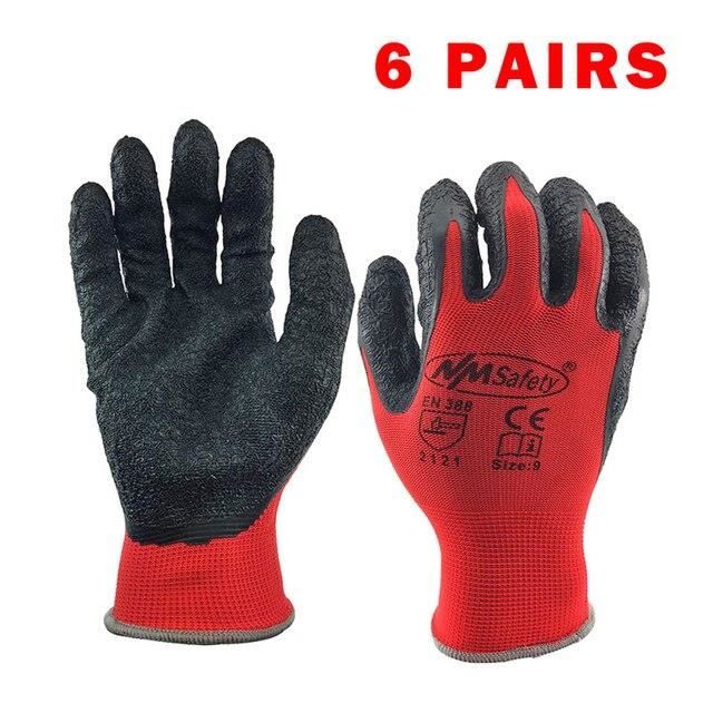 Gants De Travail Mustbau 3 Paires - Écran Tactile, Nitrile Antidérapant - Taille XL, Gris - Pour Bricolage, Jardinage