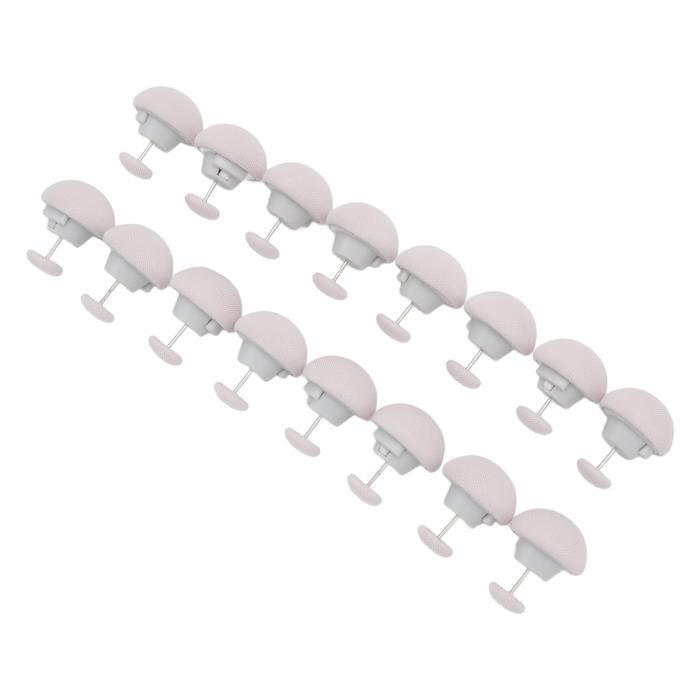 Lot 16 Clips Fixation Couette Avec Boîte Rangement - Pince Couette Anti-Glisse Beige Rose Bleu Vert