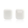 Coque Silicone pour AirPods APPLE Boitier de Charge Grip Housse Protection (BLANC)-1