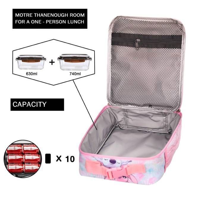 Sac à Dos Stitch 3 Pièces Enfant - Avec Sac à Lunch Et Trousse, Primaire Et Collège