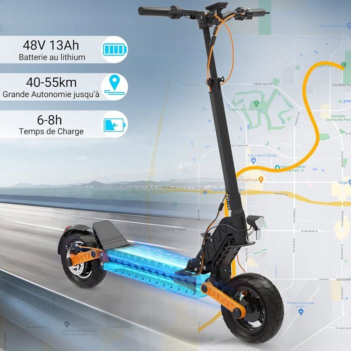 Trottinette électrique JOYOR S5 Pliable 500W - 10 Pouces, 45 Km D'autonomie, Homologuée Route, NEUVE