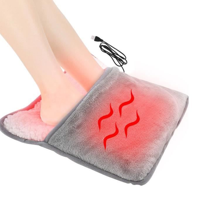 MULEVIP Coussin Chauffant Dos 61 X 94 Cm Coussin Chauffant Cervicales Avec 9 Niveaux De Chaleur, 4 Réglages De Synchronisation,Tissu Doux,Arrêt Automatique, Lavable En Machine - Gris