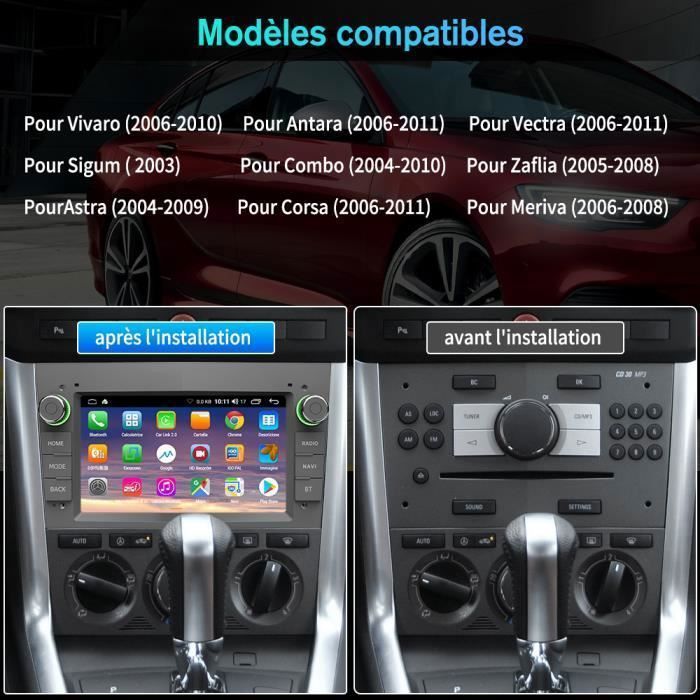 ES8173P 7" Android 12.0 Car Stereo DVD For Opel Astra Signum Corsa Signum CarPlay & Auto Radio DSP OBD DAB GPS Sat - View #5