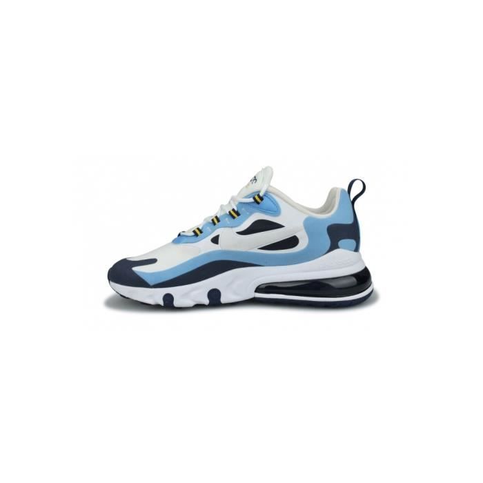 Basket Nike Air Max 270 React Blanc Lacets Homme CT1264 104 Blanc Cdiscount Chaussures