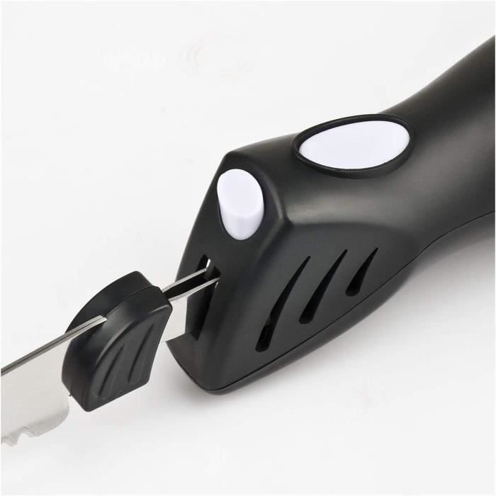 Couteau électrique - DOMO - Noir - 2 lames acier inoxydable