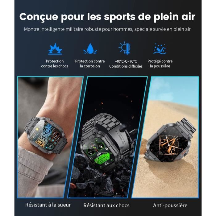 Montre cardio 2025 poignet homme