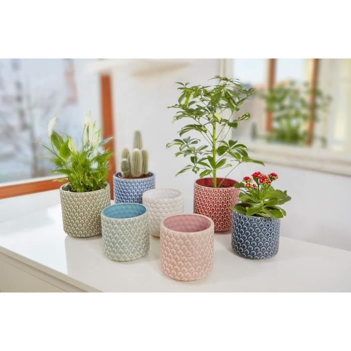 ARNIS Pots De Fleurs Modernes Ronds Avec Support - Grande Taille