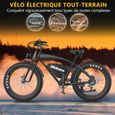 Vélo Électrique Hidoes B3 - 1200W - 18.2Ah Batterie - Frein hydraulique - Shimano 7 vitesses - 26*4,0 pouces-2