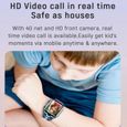Montre Connectée Enfant 4G, Montre GPS Enfant avec Appel, Chat Vocal et Vidéo, Alarme, SOS, Appareil Photo, Mode Classe-2