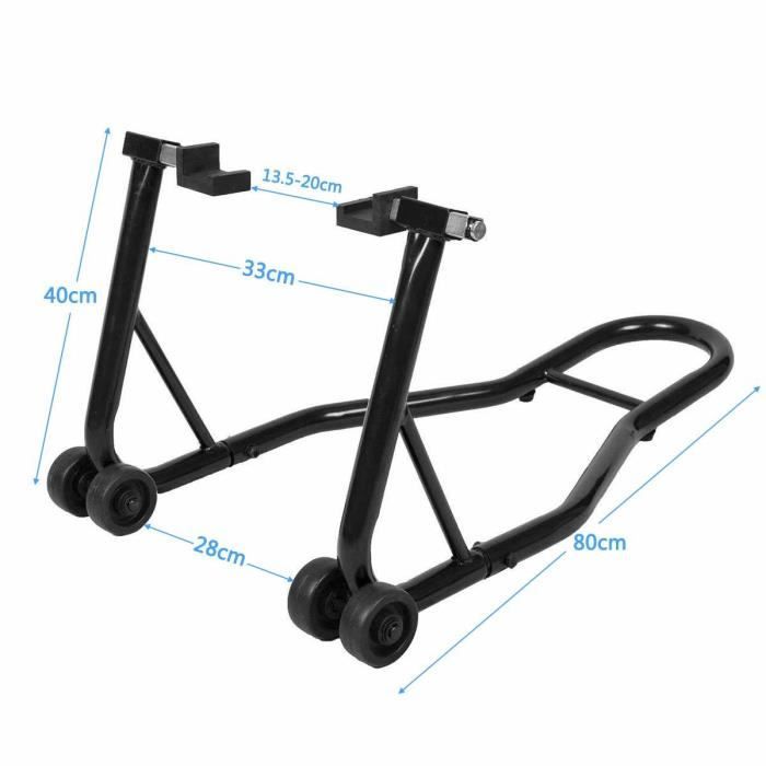 Set: Elevateur Ciseaux Mid-Lift L 680kg Noir ConStands Avec Béquille De
