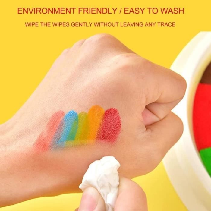 Kit Peinture Au Doigt 25 Couleurs - Lavable, Non Toxique - Pour Enfants DIY