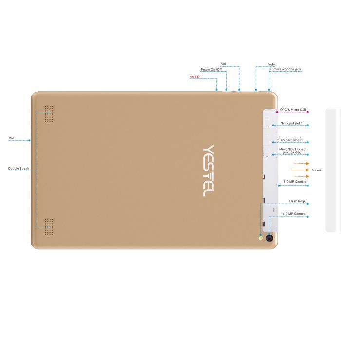 Batterie de Remplacement pour YESTEL X2 Android 8.0 4G LTE MTK Quad Core  10 10.1 Pouces Tablette PC