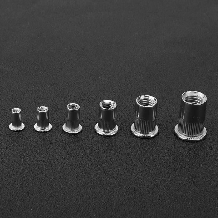 Crou Rivet Kit D'Écrous À Rivets 150 Pièces, M3 M4 M5 M6 M8 M10, Écrous ...