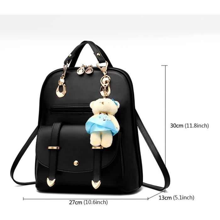 Sac Fourre-tout Volumoon - Grand Format Cuir PU Souple Pour Ordinateur, Travail Et Voyage