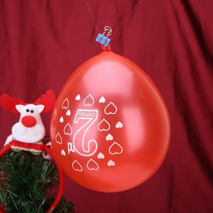 Ballon en Chiffre 2 Ballon Numéro 2 Ballon Gérant XXL 100cm 40 pour Fête  Anniversaire Fête Nouvel An Mariage Noel Decoration - Cdiscount Maison