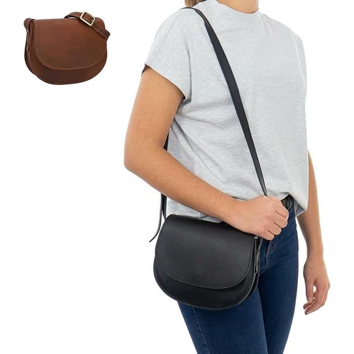 Gusti sac a main cuir Elenor sac a bandouliere vintage femme