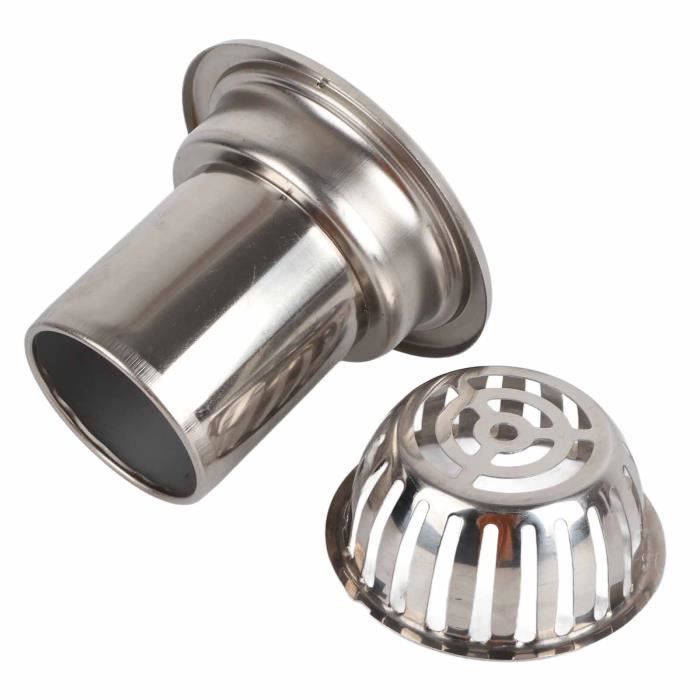 Siphon De Sol Rond En Acier Inoxydable, Grille De Goutte, Filtre Anti-Encrassement, Outils De Maison Pour Balcon Siphon De Sol Pour Toit 83 Mm 98814430