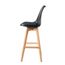 2 Chaises De Bar Scandinaves KAYELLES - Hauteur 67cm Avec Dossier Et Coussin