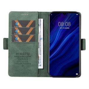Housse étui Folio Pour Huawei P30 - Porte-cartes Intégré - Noir - Neuf Générique