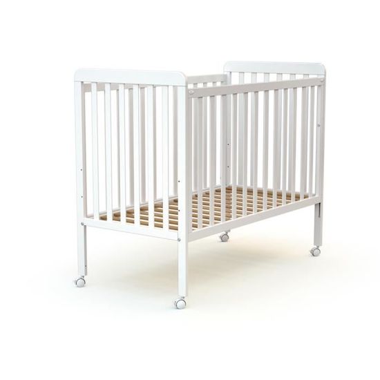 At4 Lit Bebe Coulissant 60x1 Confort Blanc Cdiscount Puericulture Eveil Bebe